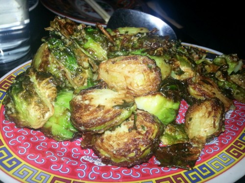 Brussels sprouts with calamansi